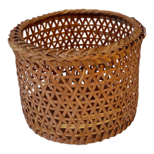 Vintage Open Weave Basket