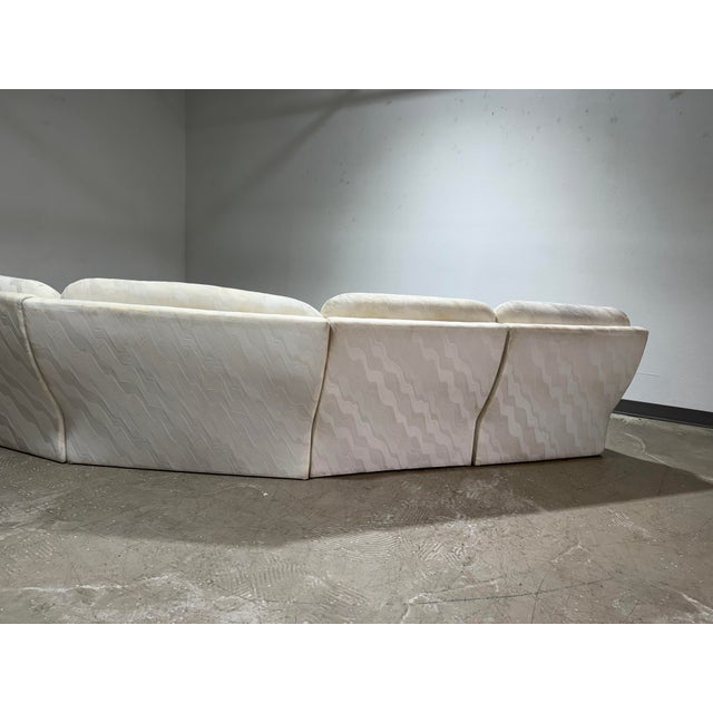 1970s Carsons 5pc Kagan Style Modular Sectional Sofa For Sale - Image 11 of 11