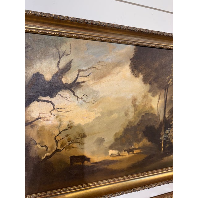 Pair of Early 20th Century Oil Paintings For Sale - Image 10 of 13