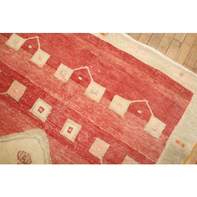 Early 21st Century Zabihi Collection Abstract Turkish Anatolian 20th Century Rug For Sale - Image 5 of 6