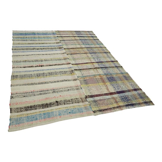 Vintage Turkish Flatweave Kilim Rug For Sale
