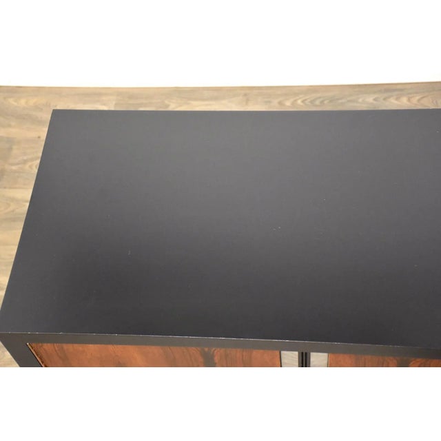 1970s Rosewood and Chrome Dresser For Sale - Image 9 of 12