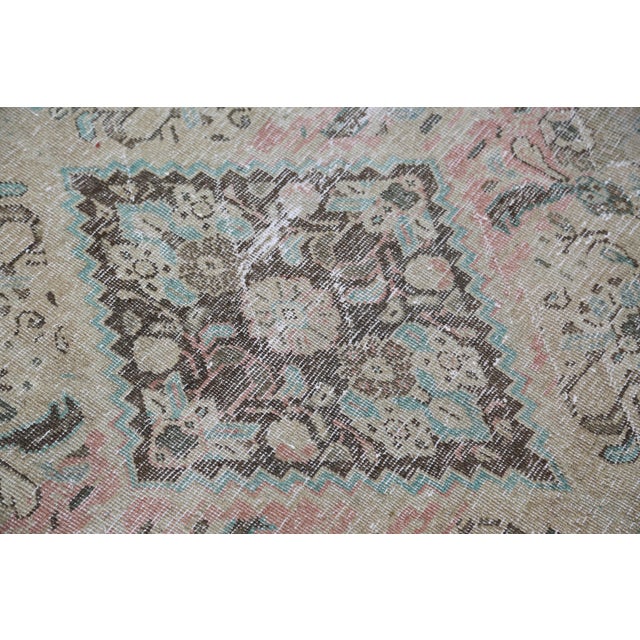 Textile Early 20th Century Hand-Knotted Persian Mahal Rug With Elegant Decorative Field -9' 5'' X 12' 11'' For Sale - Image 7 of 11