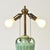 Antique Celadon Glazed Ceramic Urn Lamp With Bronze Base For Sale - Image 14 of 18