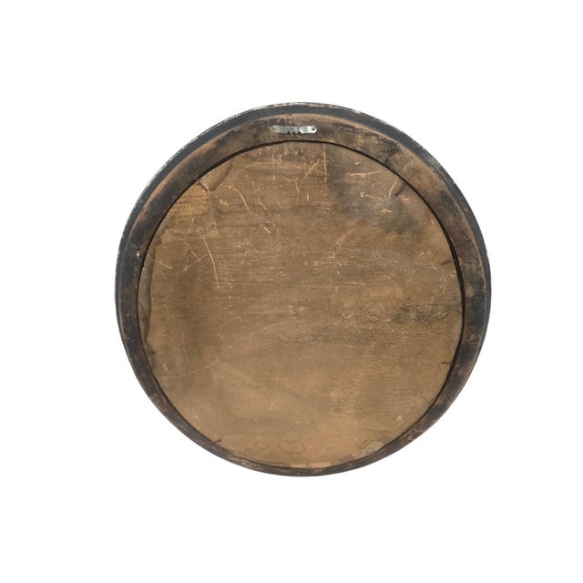 Victorian “Antique Oval Convex Frame Child Portrait – Hand-Tinted c.1890–1910” For Sale - Image 3 of 4