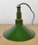 Industrial Green Enamel Military Pendant Lamp with Cast Aluminium Top, 1960s For Sale - Image 11 of 18