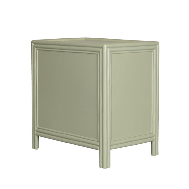 Capri End Table in Celery Green For Sale In West Palm - Image 6 of 8