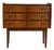 3-Drawer Commode Chest in Light Rosewood Mid-Century Modern 1960s For Sale