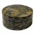 Chinese Black Lacquer Golden Graphic Round Display Box For Sale