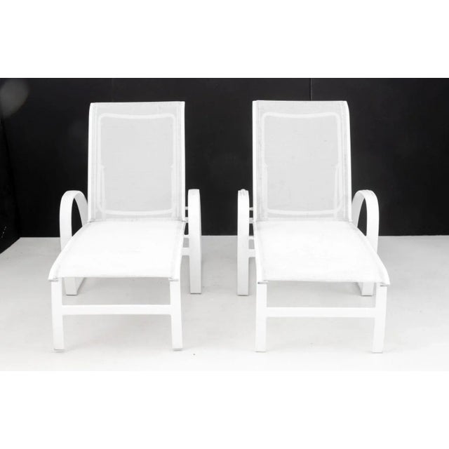 Brown Jordan Outdoor Chaise Longues, Pair For Sale In New York - Image 6 of 18