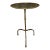 Gilt Iron Side Table on a Tripod Base For Sale