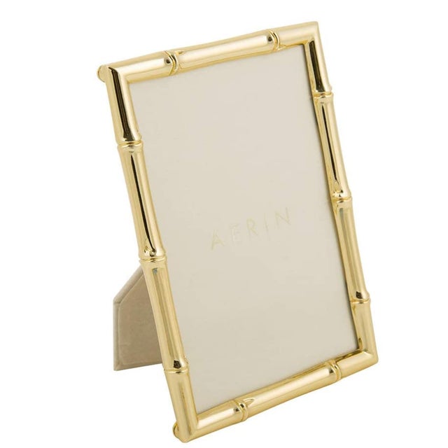Aerin Brass Bamboo Picture Frame Chairish