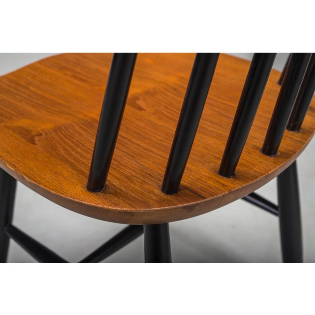 Set of Fanett Dining Chairs by Ilmari Tapiovaara, 1960s For Sale - Image 6 of 15