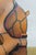 Tan Leather Skull Face Mask Day of the Dead Carnival Mardi Gras Halloween For Sale - Image 8 of 12