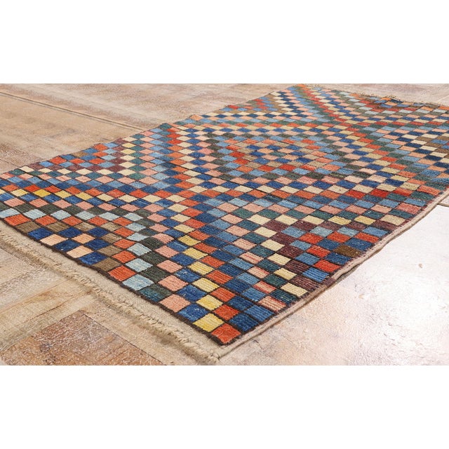 Blue Zeki Muren Vintage Turkish Sivas Rug, 03'08 X 05'10 For Sale - Image 8 of 10