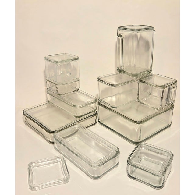 Wilhelm Wagenfeld Kubus Tableware by Wilhelm Wagenfeld for Weisswasser, 1930s, Set of 20 For Sale - Image 4 of 16