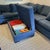 Textile Highland House Sectional With Storage Ottoman For Sale - Image 7 of 8
