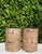 Paper Vintage Egyptian Revival Paper-Covered Wastebaskets | Pair For Sale - Image 7 of 12