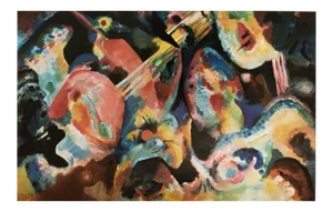 1990 After Wassily Kandisnsky "Improvisation Deluge", First Edition Abstract Poster