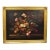 Late 20th Century Large French 58 X 70 Gold Frame Still Life Oil Painting With Bouquet of Flowers For Sale