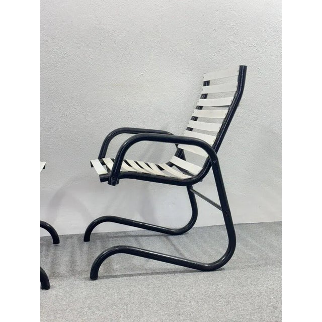 1980s Vintage Garden Armchairs, 1980s, Set of 4 For Sale - Image 5 of 14