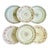 Antique Haviland Limoges Luncheon Plates - Schleiger Patterns - Set of 6 For Sale