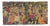 Vintage French Screen Printed Tapestry, 1970s For Sale