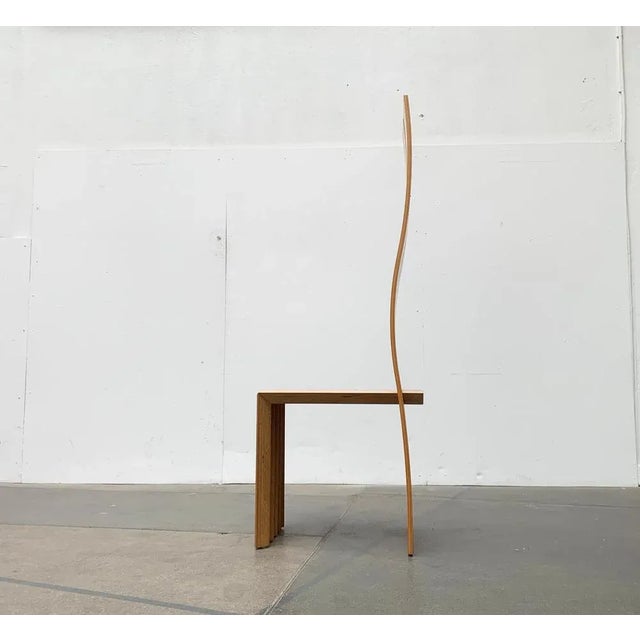 Postmodern High Lehner Chair. A sculptural design in postmodern design language. Functional chair and imposing design...