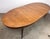 Wood Mid Century Era Regency Federal Style Oval Walnut Dining Table by Baker Furniture For Sale - Image 7 of 12