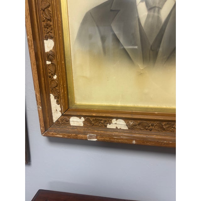 English Early 20th Century English Portrait of a Gentleman For Sale - Image 3 of 5