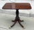 Extra Fine late 18th - Early 19th c. Federal tilt-top Tea table in Flamboyant Mahogany with reeded one board top supported...