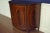 Hepplewhite Leighton Hall Showroom Sample - Mahogany Demilune Cabinet For Sale - Image 3 of 11