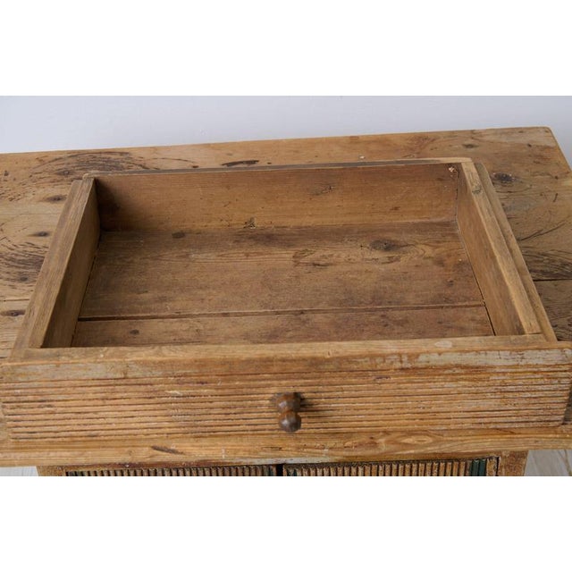 Brown Antique Swedish Sideboard in Pine, 1820 For Sale - Image 8 of 11
