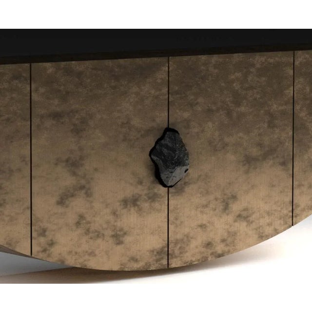 Not Yet Made - Made To Order Bow Console Table with Noir Belge by Pierre De Valck For Sale - Image 5 of 6