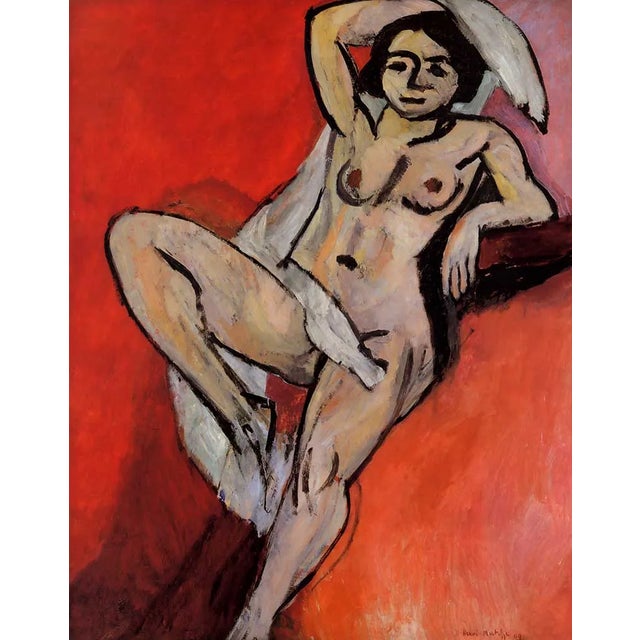 Artist: Henri Matisse Country: France Title: Nude with a white scarf Medium: Giclee on watercolor paper Marks: Ltd Edition...