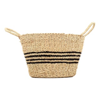 Axel Woven Basket in Brown - A Pair For Sale