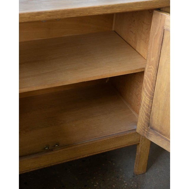 Mid-Century Modern 1970s Danish Modern Henning Kjærnulf Danish Oak Sideboard Credenza, Attributed For Sale - Image 3 of 14