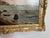 Antique 1881 Signed European Coastal Seascape Oil Painting Harbor Landscape - Signed For Sale - Image 14 of 15
