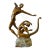 1990s Misha Frid “Harp Player” Bronze Sculpture For Sale