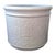Late 20th Century Large Gloss White Gainey Pottery Planter For Sale