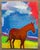 This 11 x 14 inch acrylic and tempera painting on canvas board delivers the depth of character only a painting can bring...