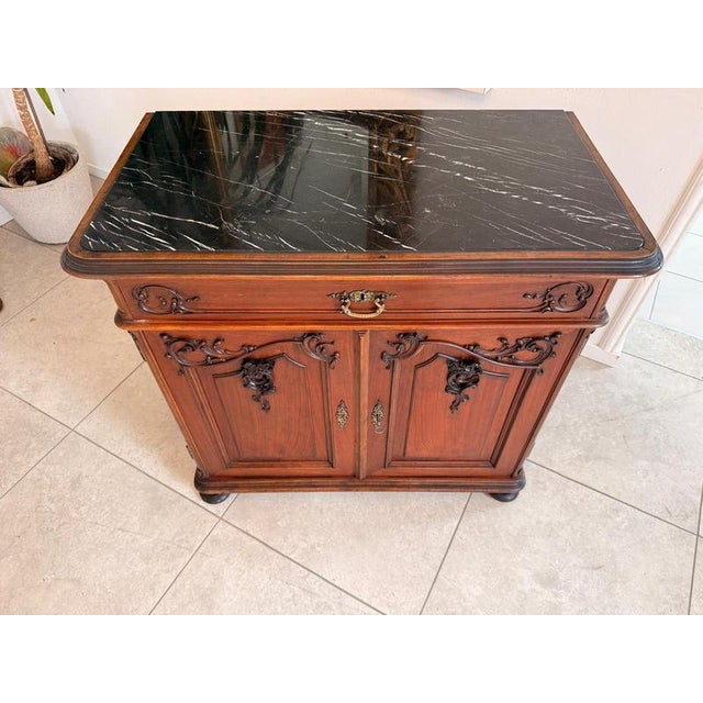 Antique Pfeiferlbarock Buffet in Oak For Sale - Image 3 of 11