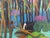 Jerry Greenberg "Water Lily World" Contemporary Realistic Texas Nature Landscape Painting, 2015 For Sale - Image 9 of 11