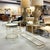 Vintage Charles Hollis Jones Style Clear Acrylic and Brass Console Table For Sale - Image 6 of 12