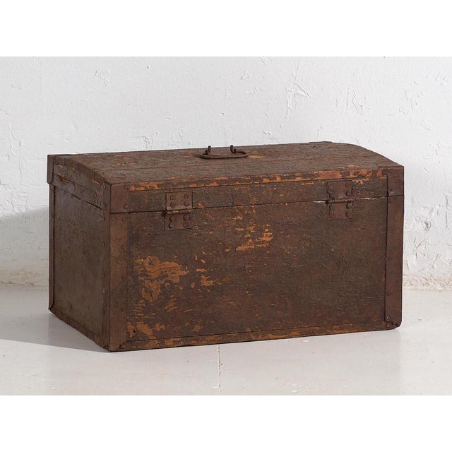 Vintage Chest with Metal Structure, 1920 For Sale - Image 13 of 14