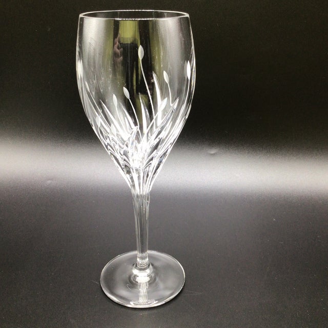 1980s Noritake "Moondust" Wine Glasses-Set of 4 For Sale - Image 5 of 12