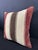 Contemporary Turkish Hemp Pillow Cushion Natural Beige Red Pillow Cushion Cover 20"x20" For Sale - Image 3 of 4