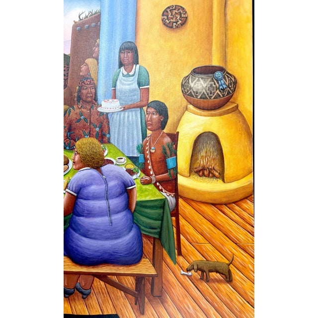 Monumental David P. Bradley - Feast Day Painting For Sale - Image 15 of 18