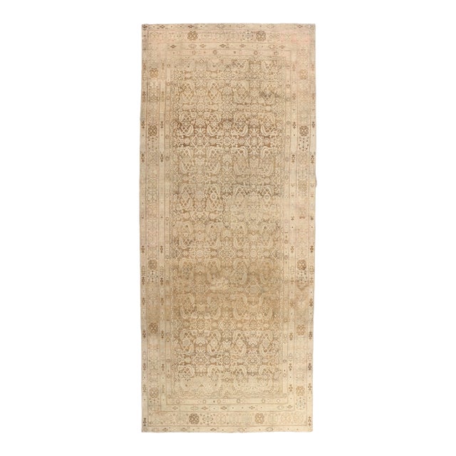 Late 19th Century Persian Mahal Rug, 07'00 X 16'01 For Sale