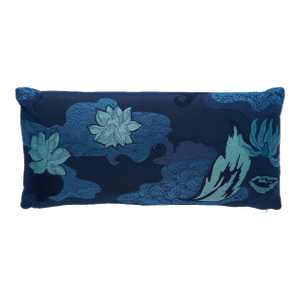Schumacher x Laura Gonzalez Lian Dream Lumbar Pillow In Bleu
